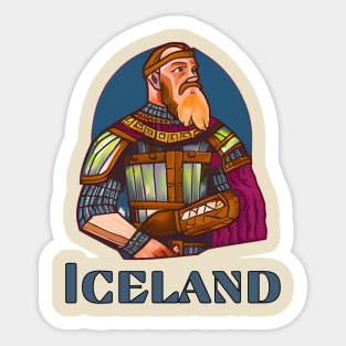 Iceland Viking Sticker